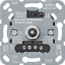 GIRA S3000 Uni-LED Rotary Dimmer Insert Comfort Insert – 245500