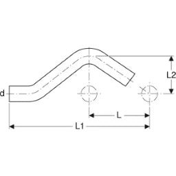 GEBERIT GE Mapress Kupfer Sprungbogen d22mm  – 60804