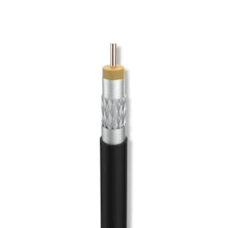 TELEVES Koaxkabel UV-beständig, halogenfrei, flammwidrig, 100m Spule  – 414002