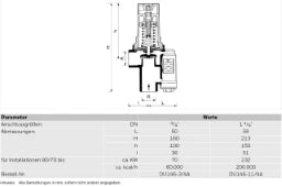 RESIDEO Resideo Bypass Valve DU146 Socket, Brass 3/4 ", A – DU146-3/4A