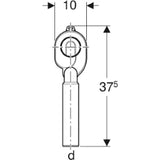 GEBERIT GE Urinal Trap with Vertical Outlet for Caprino 152947 – 152.947.11.1