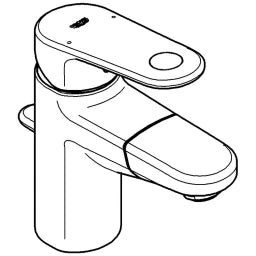 GROHE Grohe Europlus Single-lever basin mixer, pull-out spout – 33 155 002