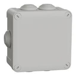SCHNEIDER ELECTRIC Mureva BOX, Abzweigdose, 7 Tüllen Ø25, 1 05x105x55mm  – ENN05005
