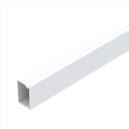 OBO Wall and Ceiling Trunking with Base Perforation 25x40x2000 Polyvinyl Chloride Pure White RAL – 6191061