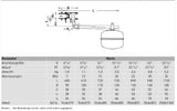 RESIDEO Resideo Float Valve VR170 Brass A, 1/2" – VR170-1/2A