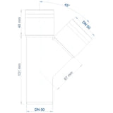 POLOPLAST PO Branch POLO-KAL XS DN 50/50/45Degree – 102215