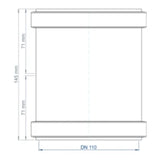 POLOPLAST PP Double Socket POLO-KAL NG DN 110 – 02304