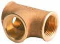 WIELAND MOELLERSDORF Tee Fig.4-3130 1"x1/2"x 1" Red Brass – 431301121