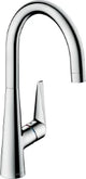 HANSGROHE HG Talis S Kitchen Mixer with Swivel Spout, Chrome, Low Pressure – 72812000