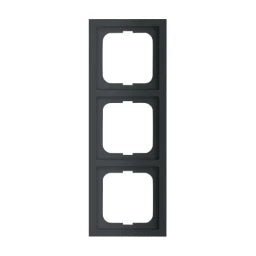 BUSCH-JAEGER Frame 3-gang Future Linear matte black – 2CKA001754A4421