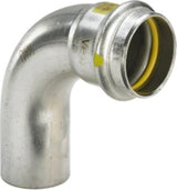 VIEGA Viega Bogen 90 Grad SC Sanpress Inox G 0216.1 für Gas in 28mm Edelstahl   – 486 082
