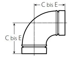 VICTAULIC Type E490 Elbow 90° Long Radius ST100 114.3mm 304L 2mm Wall Thickness – FE4900040ZZXG4A