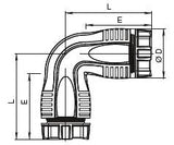 HAWLE Hawle Fit Winkel 90Gr.PE/PE 3/4"/da25   – 5006048