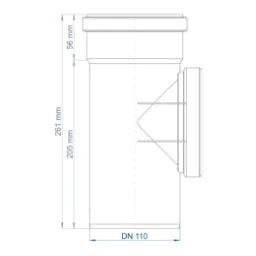 POLOPLAST PO Cleaning Pipe POLO-KAL NG DN 110 – 02344