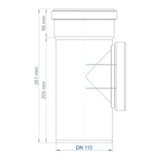 POLOPLAST PO Cleaning Pipe POLO-KAL NG DN 110 – 02344