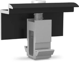 K2 SYSTEMS DomeClamp End Clamp 30-50 mm black anodized – 2002610 | Successor article: 2004564