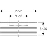 GEBERIT GE Pluvia Additional insulation for inverted roofs, DWE 12L 359123 – 359.123.00.1