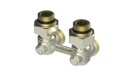 DANFOSS Danfoss Universalverschraubung RLV-KB für Ventil-HK, Heizkörper R 1/2, Eck   – 003L0394