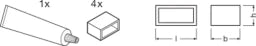 LEDVANCE Connectors for RGB LED Strips -SE/P + SI LICONE SEAL  – 4058075407985