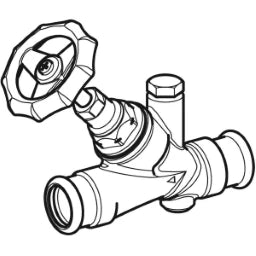 GEBERIT GE Mapress Schraegsitzventil Rotguss d42mm  – 94887