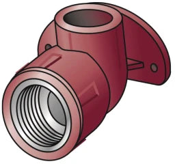 KE KELIT TRI83 Wandscheiben-Winkel 90 Grad 20x1/2" mit Innengewinde  – 55202D02