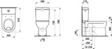 LAUFEN Laufen Pro Floor-standing WC, washdown, Bahama Beige – H8249590180001