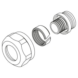 REHAU REHAU Klemmringverschraubung 10,1 x 1,1  – 12005461001