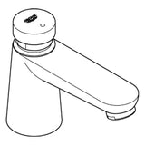 GROHE Grohe Euroeco CS Self-closing Stopcock for WT Blue/Red Markings, Chrome – 36 265 000