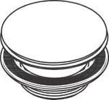HANSGROHE HG Basin Waste 5/4" with Strainer Plate, chrome – 50001000