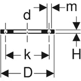 GEBERIT GE PE Losflansch leer kunststoffbeschichtet d 160mm 369745   – 369.745.00.1