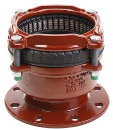 FISCHER GEORG Multi Joint Pipe Conn. Flange Coupling Screwed A2 powder-coated Fig. 3057 DN400 for 392-433 PN10/16 – 709355638