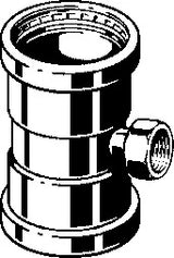 VIEGA Viega T-piece with SC TemponoxXL 1717.2XL in 108.0mm x Rp3/4 x 108.0mm stainless steel - 810 986