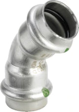 VIEGA Viega Bogen 45 Grad mit SC Sanpress Inox 2326 in 18mm Edelstahl   – 435 783