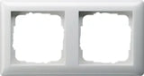 GIRA Frame 2-gang Standard 55 pure white glossy – 021203