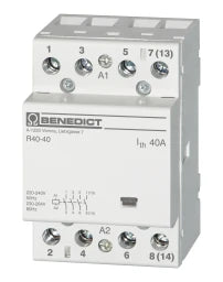 BENEDICT Installationsschütz 40A 220-240V 50Hz, 230-264V 60Hz   – R40-40 230