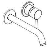 KLUDI Kludi Bozz Unterputz 2-Loch-WT-Mischer mit geschl.Hebel, chrom  – 382450576