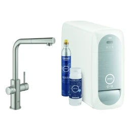GROHE Grohe Blue Home L-Auslauf Starterkit supersteel   – 31 539 DC0