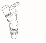 KWC AUSTRIA KWC Drinking Fountain Fitting DN 15 with Cap Push-Button and Anti-Rotation Device – 2000101118