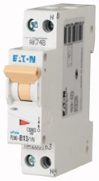 EATON MCB 6kA B 13A/1-pole+N 1 module slim design – 263271