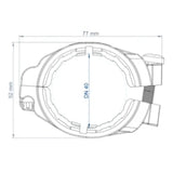 POLOPLAST PO Anti-separation connection POLO-KAL XS 3S DN 40 – 101751