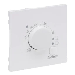 LEGRAND SEANO Abdeckung elektronisches Fussboden thermostat, Farbe: Ultraweiss  – 765152