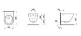 LAUFEN Laufen Lua Wall-mounted WC deep Advanced 82008.0 rimless 520x360 white – H8200800000001
