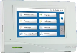 TECHNISCHE ALTERNATIVE Techn.Altern. CAN-Monitor x2, weißes Gehäuse   – 01/CAN-MTX2-WT