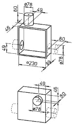 HELIOS Helios UP-Standard housing ELS-GU incl. plaster lid – 8111
