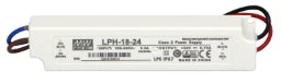MEANWELL LED Switching Power Supply IP67 24V/DC, 0.75A - 18W, 30x140x22mm - LPH-18-24