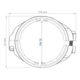 POLOPLAST PO Anti-pull Connection POLO-KAL XS 3S DN 75 – 101753