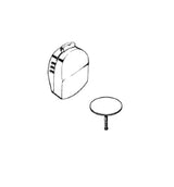 HANSGROHE HG Exafill Exposed Trim Kit for Standard Tubs, Chrome – 58127000