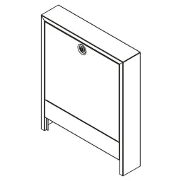 REHAU REHAU Verteilerschrank AP 130/805, weiß  – 13474201001