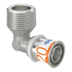 UPONOR Uponor S-Press PLUS Winkelnippel 20-R3/4"MT   – 1070534