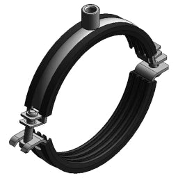 MEFA Pipe Clamp Omnia MB 25x3, 137 - 141 mm M10/M12 TPE – 03981412